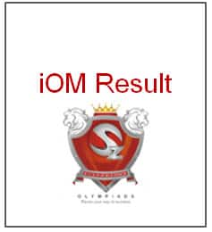 iOM Results 2015 for Class 1-12